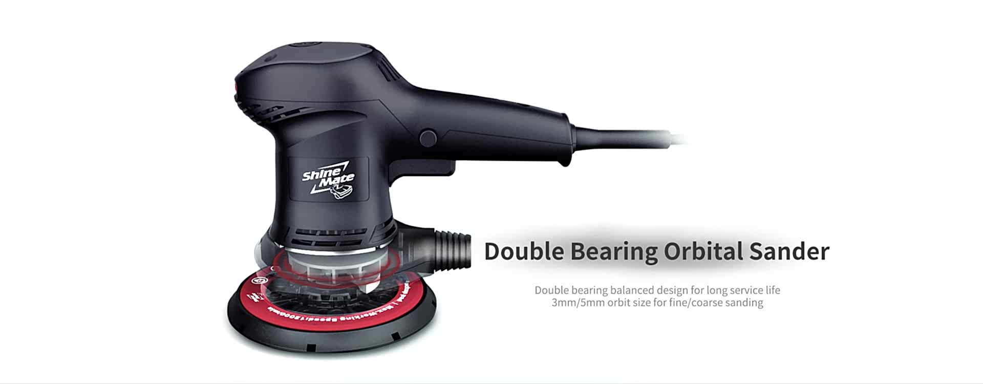 Shine Mate ES516 Elektrikli Zımpara Makinesi 15mm.