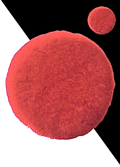 Ufs Kuzu Postu Polisaj Keçesi Kırmızı 160mm