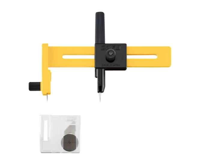 OLFA CMP-1 Daire Kesici Bıçaklar (5 Bıçak Yedekli)